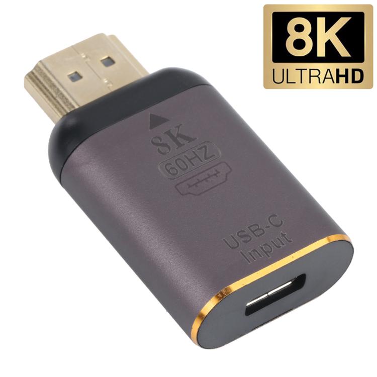 8K 60Hz USB-C / Type-C 母轉 HDMI 公轉接器，Type-C 母轉 HDMI 公