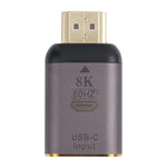8K 60Hz USB-C / Type-C 母轉 HDMI 公轉接器，Type-C 母轉 HDMI 公