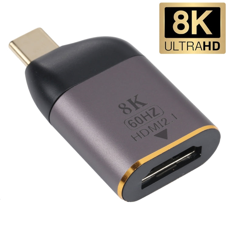 8K 60Hz HDMI 母轉 USB-C / Type-C 公轉接器，HDMI 母轉 Type-C 公