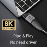 8K 60Hz HDMI 母轉 USB-C / Type-C 公轉接器，HDMI 母轉 Type-C 公