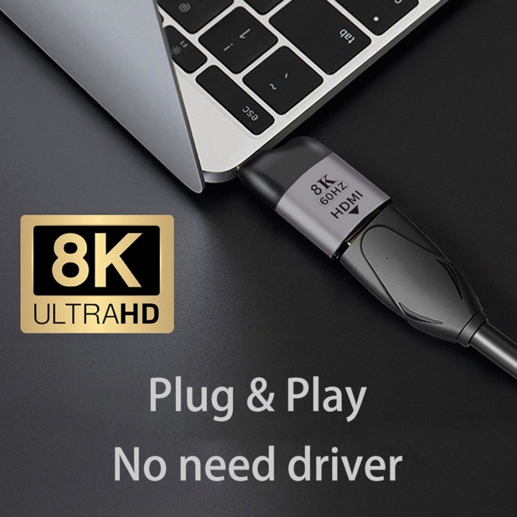 8K 60Hz HDMI 母轉 USB-C / Type-C 公轉接器，HDMI 母轉 Type-C 公