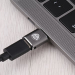 20W 8 Pin 公頭轉 USB-C / Type-C 母頭直頭充電轉接器，直頭