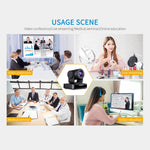FEELWORLD USB10X 10 倍光學變焦 1080P USB PTZ 視訊會議攝影機，歐規及美規插頭，USB10X