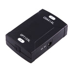 光纖 Toslink 輸入轉同軸 RCA 輸出數位音訊轉換器轉接器，光纖 Toslink 輸入