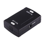 同軸 RCA 輸入轉光纖 Toslink 輸出數位音訊轉換器轉接器，同軸 RCA 輸入