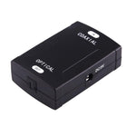 同軸 RCA 輸入轉光纖 Toslink 輸出數位音訊轉換器轉接器，同軸 RCA 輸入