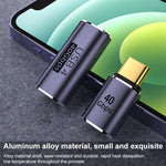 40Gbps USB-C / Type-C 4.0 母對母合金轉接頭，Type-C 4.0 母對母