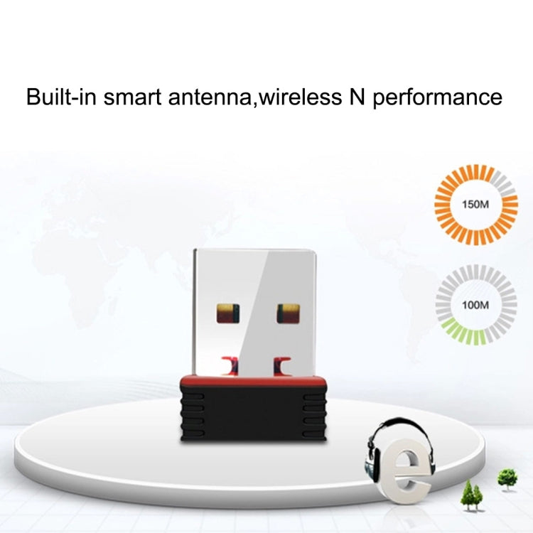 RTL8188 150Mbps 2.4GHz USB 2.0 WiFi 無線網卡