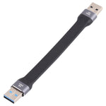 10Gbps USB 公頭對 USB 公頭軟扁同步數據快速充電線，USB 公頭對 USB 公頭