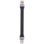 10Gbps USB 公頭對 USB 公頭軟扁同步數據快速充電線，USB 公頭對 USB 公頭