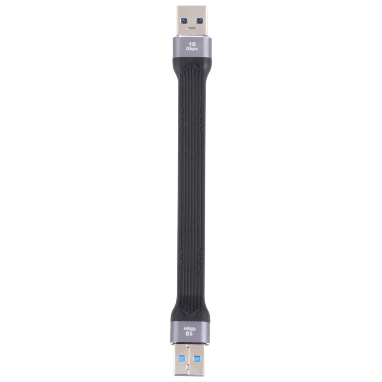 10Gbps USB 公頭對 USB 公頭軟扁同步數據快速充電線，USB 公頭對 USB 公頭
