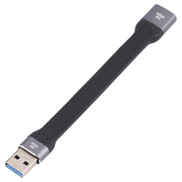 10Gbps USB 公頭對 USB 母頭軟扁同步數據快速充電線，USB 公頭對 USB 母頭