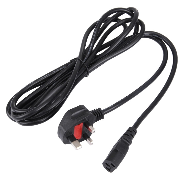 BS-1363/A LP-60L 英國插頭轉 C13 電源線附保險絲，適用電腦、印表機、掃描器，長度：3m