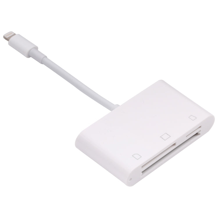 NK-1011 3 合 1 CF 卡 / TF 卡 / SD 卡讀卡器，適用 8 Pin 裝置，NK-1011