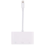 NK-1011 3 合 1 CF 卡 / TF 卡 / SD 卡讀卡器，適用 8 Pin 裝置，NK-1011