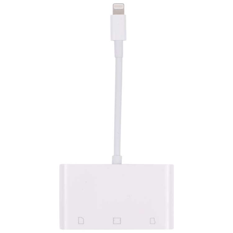 NK-1011 3 合 1 CF 卡 / TF 卡 / SD 卡讀卡器，適用 8 Pin 裝置，NK-1011