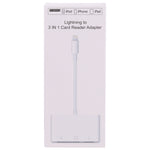 NK-1011 3 合 1 CF 卡 / TF 卡 / SD 卡讀卡器，適用 8 Pin 裝置，NK-1011