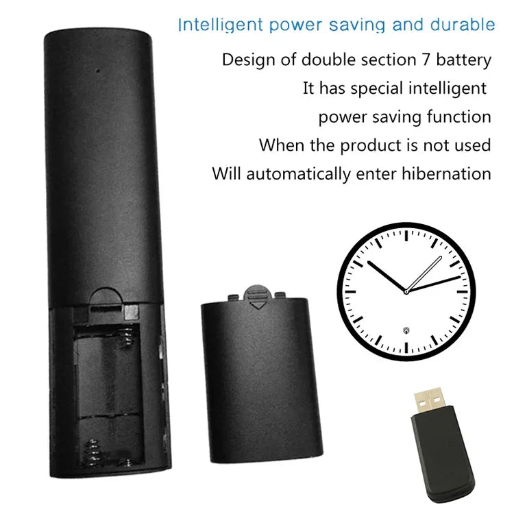 Q5 聲控外國版 USB 2.4G 無線聲控飛行滑鼠遙控器，支援機上盒/電腦，聲控