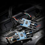 Rocketek HC427 9 針 USB2.0 集線器轉接板 一分四分線器電路板，一分四