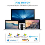 Rocketek CR7 USB3.0 多功能讀卡機 CF / XD / MS / SD / TF 卡 7 合 1，USB3.0