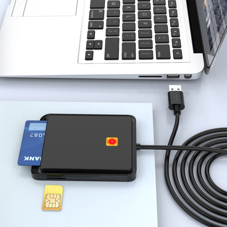 Rocketek CR317 USB 2.0 SIM / ID / CAC 智能卡 2 合 1 讀卡機