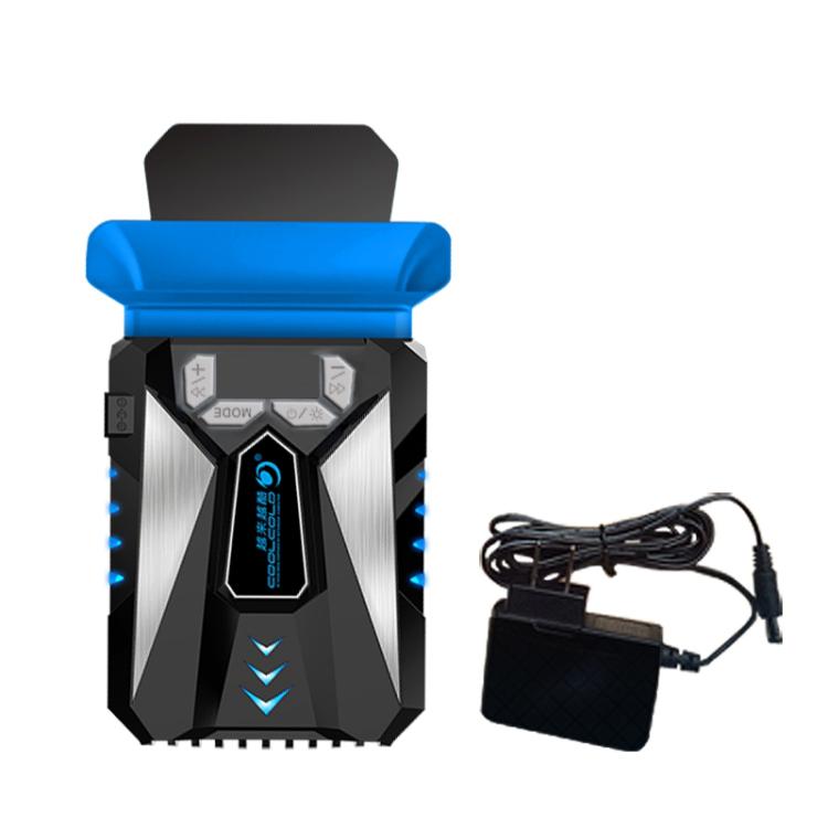Ice Troll 5 COOLCOLD 便攜式筆記型電腦散熱風扇，風速可調，高效能筆電風扇冷卻器控制器，AC 220V（黑色）