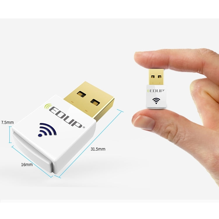 EDUP EP-AC1619 迷你無線 USB 600Mbps 2.4G / 5.8Ghz 150M+433M 雙頻 WiFi 網卡，適用筆記型電腦 / 筆電 / PC，EP-AC1619 600Mbps（白色），EP-AC1619 600Mbps（黑色）
