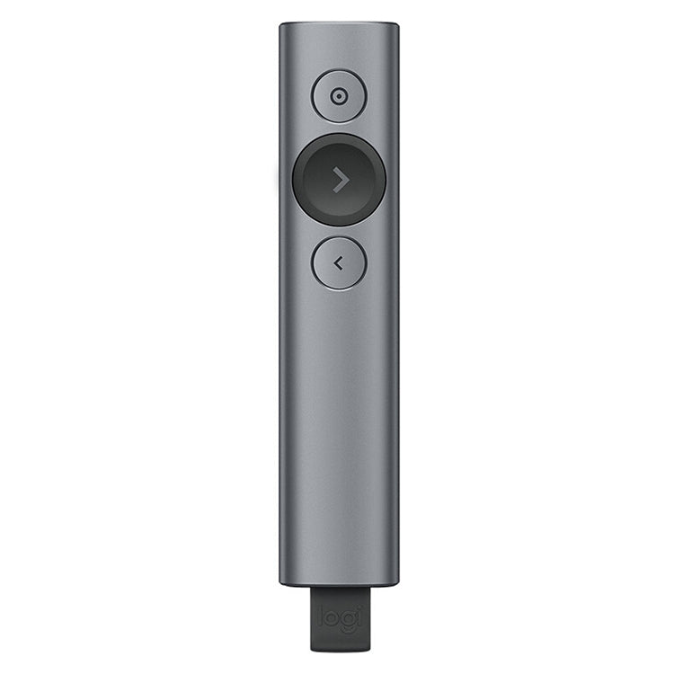 Logitech Spotlight 2.4GHz USB 無線簡報器 PPT 遙控翻頁筆，Spotlight（灰色）、Spotlight（金色）
