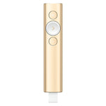 Logitech Spotlight 2.4GHz USB 無線簡報器 PPT 遙控翻頁筆，Spotlight（灰色）、Spotlight（金色）