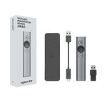 Logitech Spotlight 2.4GHz USB 無線簡報器 PPT 遙控翻頁筆，Spotlight（灰色）、Spotlight（金色）
