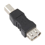 USB 2.0 A 母轉 USB B 公轉接頭，USB AF 轉 USB BM