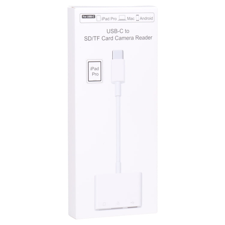 NK103TC 3 合 1 USB-C / Type-C 公對 SD + TF + USB 母相機讀卡器, NK103TC