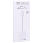 S-211 2 合 1 USB-C / Type-C 公頭轉 Type-C + USB 母頭相機轉接器，S-211