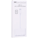 NK108LTC 4 合 1 USB-C 公頭轉 SD + TF + USB + Type-C 母頭讀卡器，NK108LTC