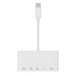 NK-1032TC 5 合 1 USB-C 公對 SD / TF / 2xUSB / Type-C 母轉接器, NK1032TC
