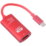 TH001 USB-C / Type-C 公對 HDTV 母 4K UHD 轉接器, TH001（灰色）, TH001（紅色）