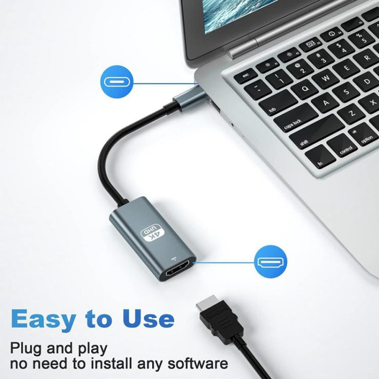 TH001 USB-C / Type-C 公對 HDTV 母 4K UHD 轉接器, TH001（灰色）, TH001（紅色）