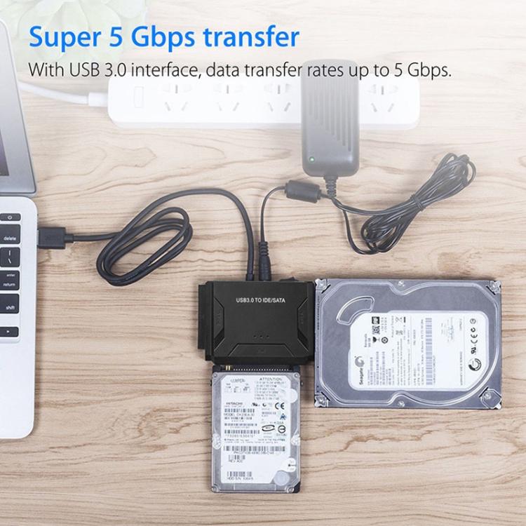 SATA / IDE 轉 USB 3.0 轉接器，2.5 / 3.5吋硬碟轉接線，US插頭，PC2404, PC2404AU, PC2404EU, PC2404UK
