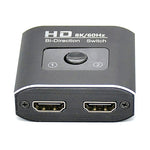 ST0003 2合1 8K HDMI 輸出切換器 雙向視訊轉換器，8K 60Hz 黑色