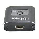 ST0003 2合1 8K HDMI 輸出切換器 雙向視訊轉換器，8K 60Hz 黑色