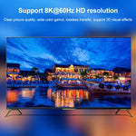 ST0003 2合1 8K HDMI 輸出切換器 雙向視訊轉換器，8K 60Hz 黑色
