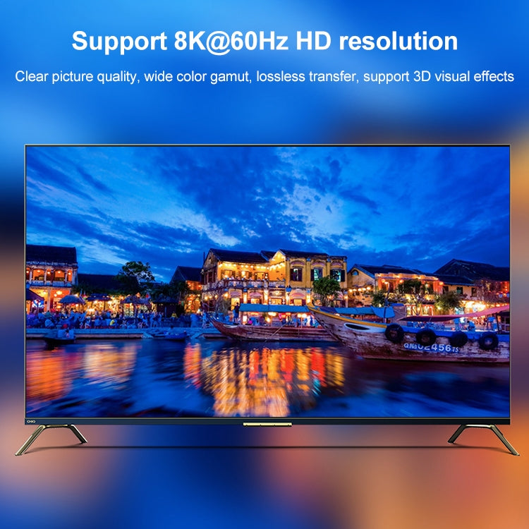 ST0003 2合1 8K HDMI 輸出切換器 雙向視訊轉換器，8K 60Hz 黑色