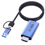 V05E USB 3.0 + USB-C / Type-C 轉 HDMI 轉接線，V05E