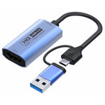 Z29C HDMI/F 母頭轉 USB-C / Type-C+USB 3.0/M 公頭高清視頻擷取卡，Z29C