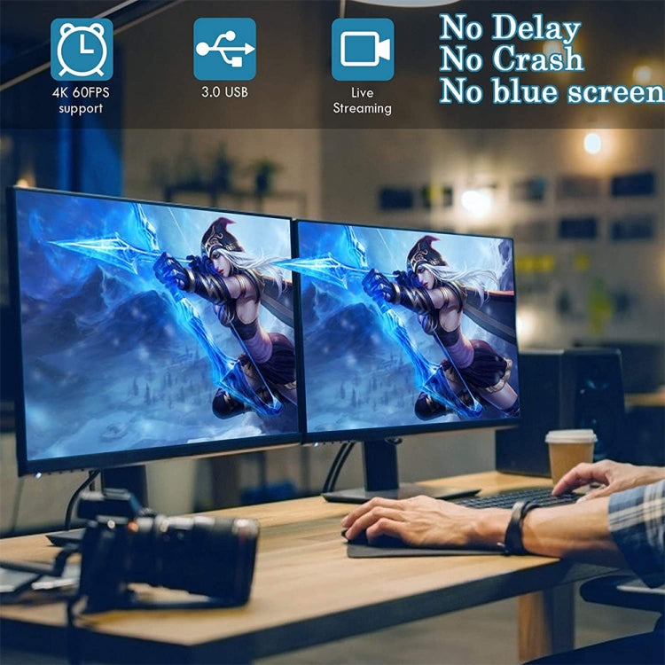 Z29D HDMI/F 母頭轉 USB 3.0/M 公頭高清視頻擷取卡附線，Z29D