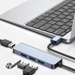 4合1 USB轉USB3.0x4集線器轉接器，線長：1.2米，BYL-2013U3 12cm
