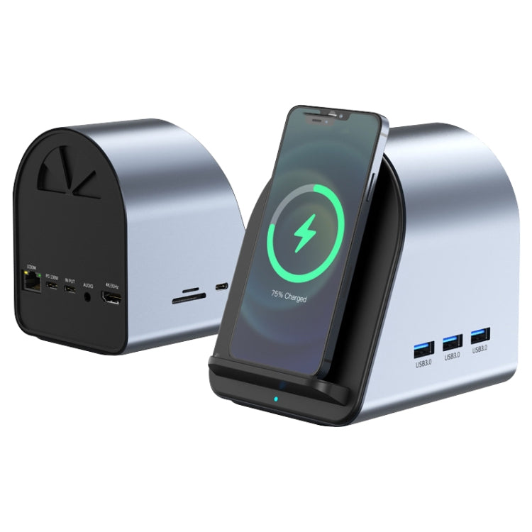 BYL-2211 10合1 USB-C / Type-C集線器轉接器，支援手機充電，BYL-2211