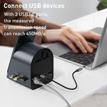 BYL-2211 10合1 USB-C / Type-C集線器轉接器，支援手機充電，BYL-2211