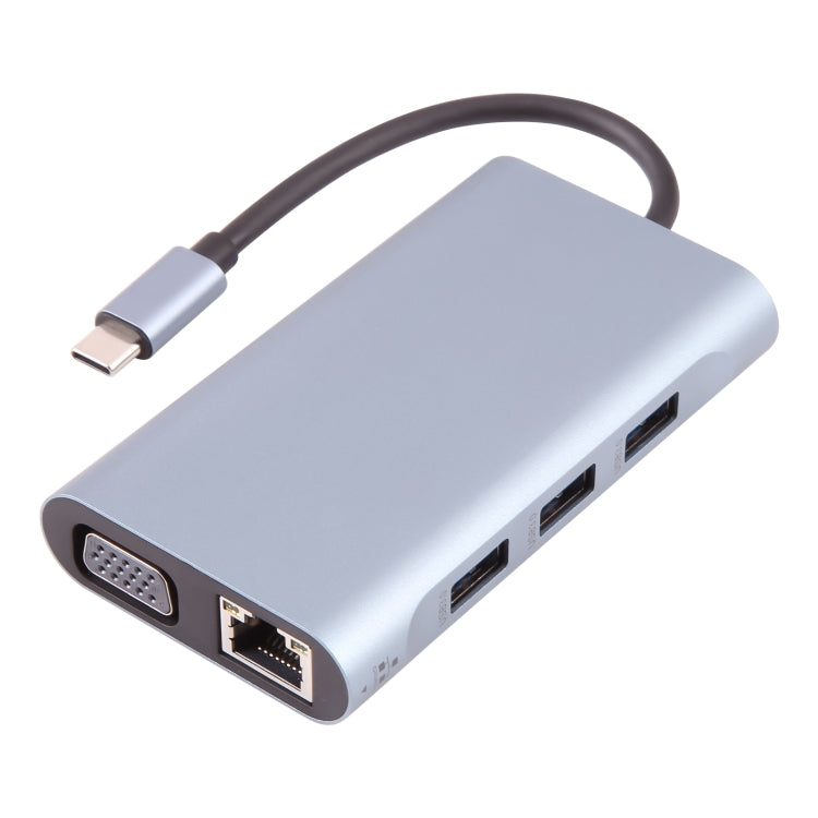 BYL-2111 7合1 USB-C / Type-C轉USB擴充基座集線器轉接器，BYL-2111