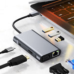 BYL-2111 7合1 USB-C / Type-C轉USB擴充基座集線器轉接器，BYL-2111